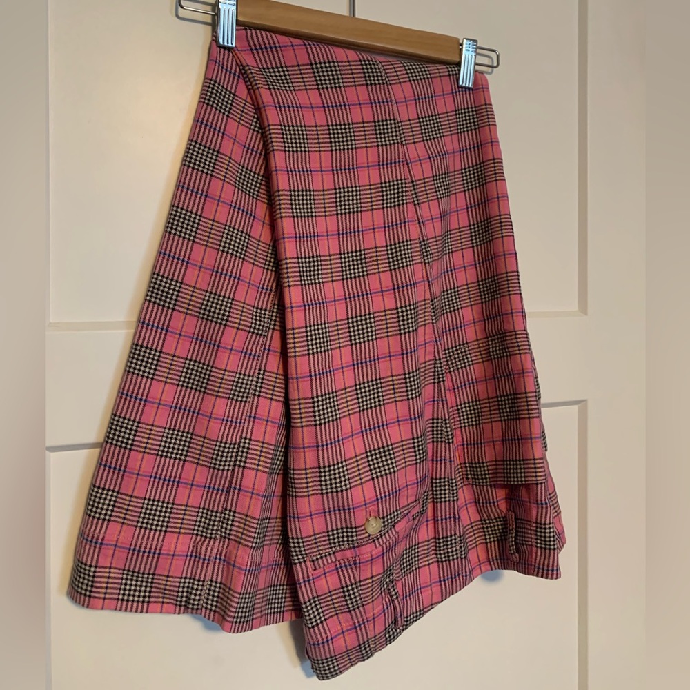 Maeve Pink and Black Wide Leg Pants